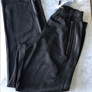 adidas leather trousers